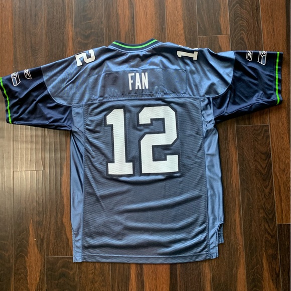 Reebok Seattle Seahawks Equipment NFL replica jersey men’s LG - Picture 2 of 6